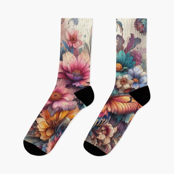 Item preview, Butterfly Whispers Amidst Blooming Garden, Artful Nature's Embrace" designed and sold by ArtComixHaven.