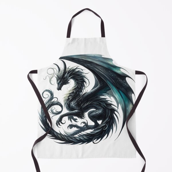 Item preview, Fantasy Black Dragon designed and sold by Eiwaprints.