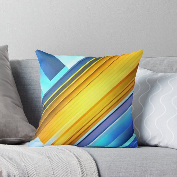 Item preview, Geometric abstract lines, Pillow, Home interiour designed and sold by Ivan333Croatia.