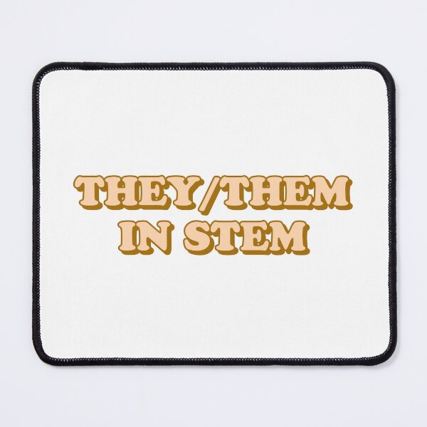 Item preview, they/them in stem designed and sold by wordswithfonts.