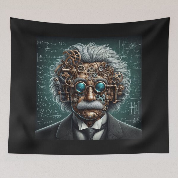 Item preview, Albert Einstein Steampunk  designed and sold by sevenmountains.