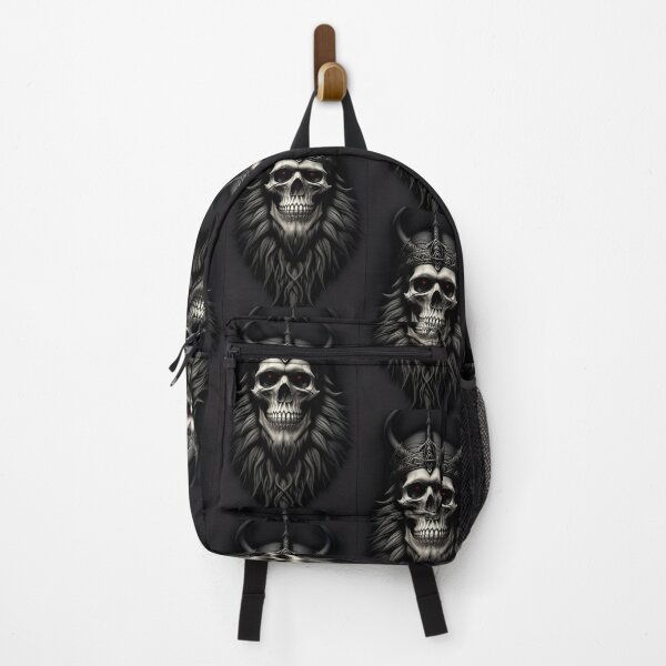 Item preview, Vintage Classic Bearded Viking Skull Warrior designed and sold by TheDarkWardrobe.