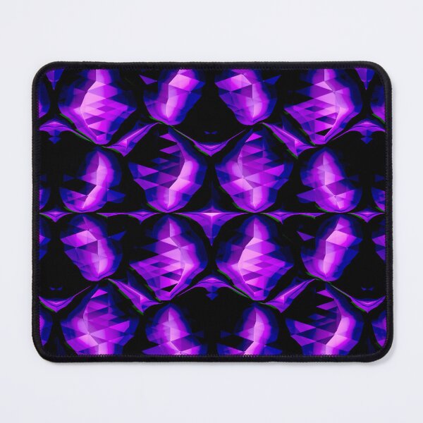 Item preview, Purple Crystal Orb Pattern on Black Pattern designed and sold by TheRulerofEarth.