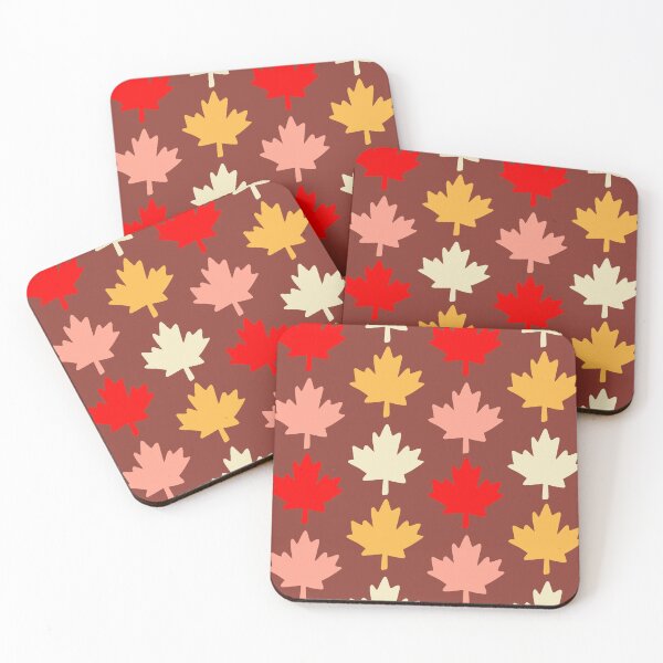 Item preview, Maple Leaf Pattern (red/yellow/pink/brown) designed and sold by Design Minds Boutique.