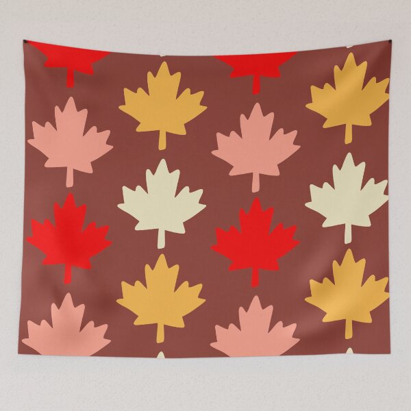 Item preview, Maple Leaf Pattern (red/yellow/pink/brown) designed and sold by Design Minds Boutique.
