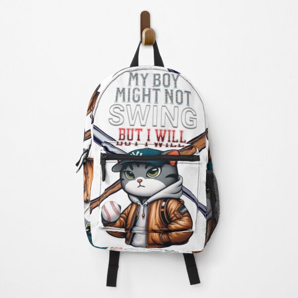 Item preview, Baseball New York Funny Sports Quote Cat Kitten designed and sold by JediKittenWars.