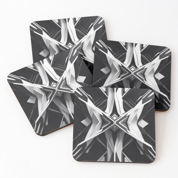Item preview, Geometric abstract lines, Black and white, Pillow, Home interior designed and sold by Ivan333Croatia.
