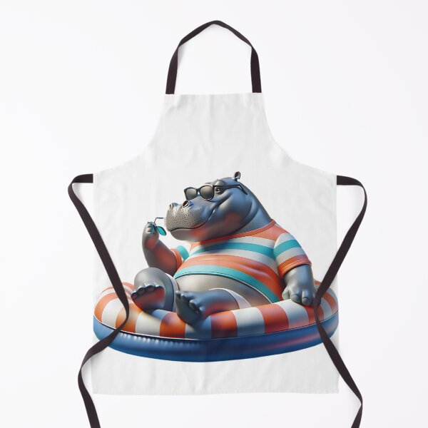 Item preview, Hypnotic Hippo: Poolside Relaxation designed and sold by 0penvimark.