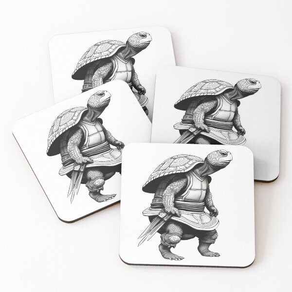 Item preview, Black and white Ninja turtle designed and sold by gao7650.