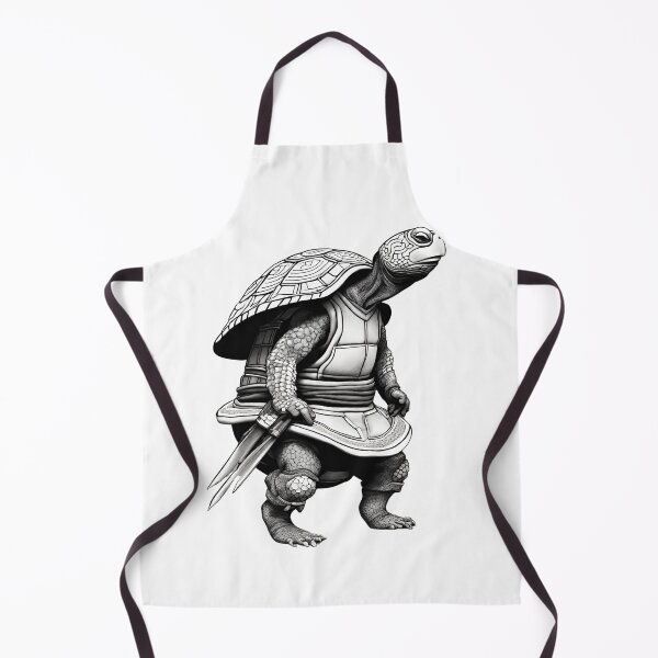 Item preview, Black and white Ninja turtle designed and sold by gao7650.