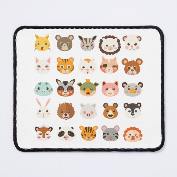 Item preview, Adorable Animals Faces designed and sold by NicolasGlowArt.