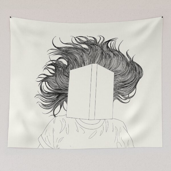 Item preview, Girl sleeping with book designed and sold by Neadoodles.