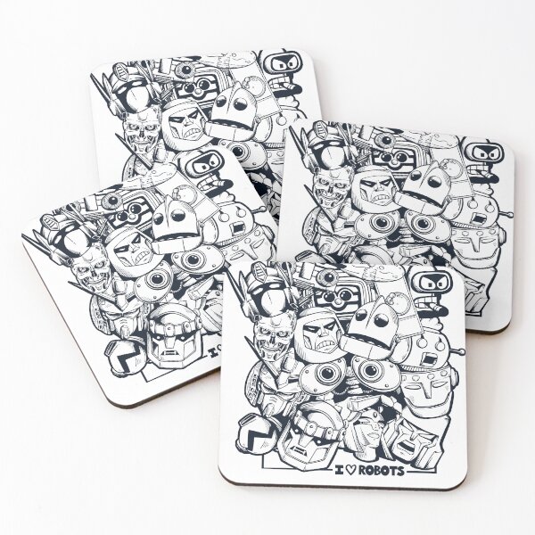 Item preview, I Love Robots designed and sold by ChrisNixt.