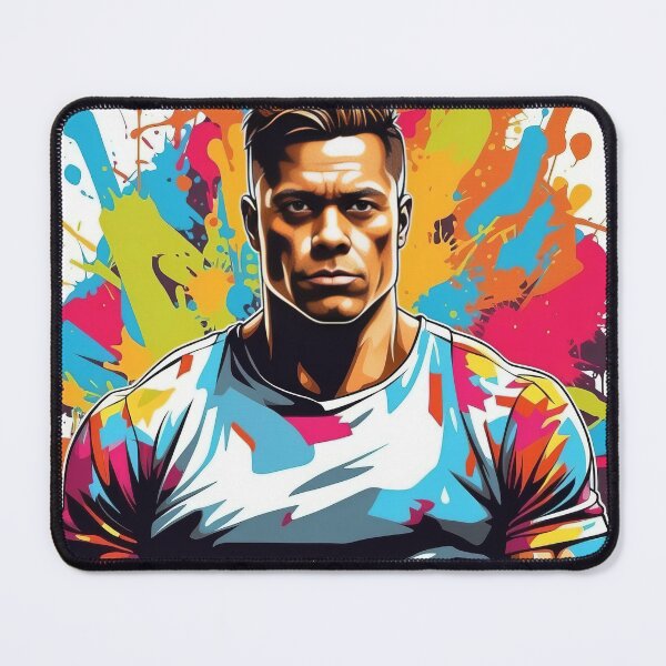 Item preview, Vibrant Strength Abstract Muscle in Splattered Hues designed and sold by ArtComixHaven.