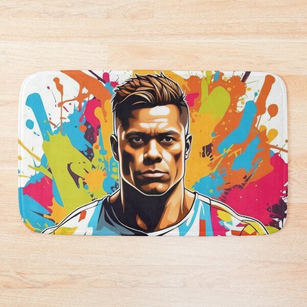 Item preview, Vibrant Strength Abstract Muscle in Splattered Hues designed and sold by ArtComixHaven.