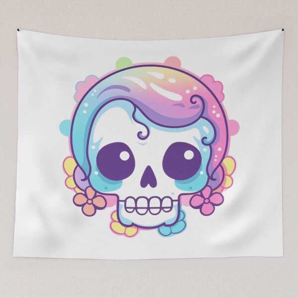 Item preview, Vibrant Skulls: A Charming Spectacle designed and sold by Digitmania1.