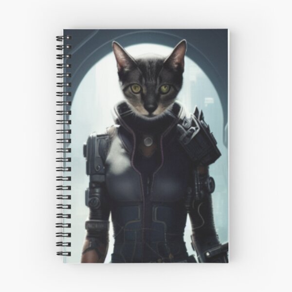 Item preview, Futuristic cat designed and sold by FotoworldEdel.