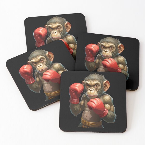 Item preview, A monkey boxing cool martial arts design designed and sold by ReneMM.