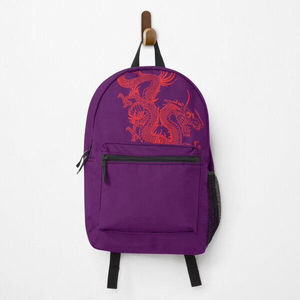 Item preview, Red Chinese Dragon / Purple Background designed and sold by EddieBalevo.