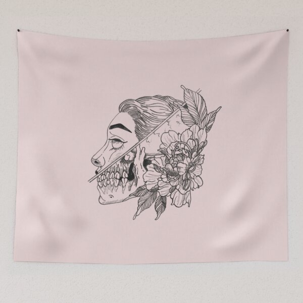 Item preview, face human mix skull designed and sold by zkoplsoplo.