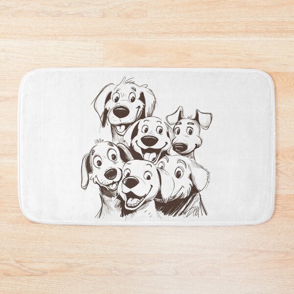 Item preview, Cute Doodle Dogs designed and sold by NicolasGlowArt.