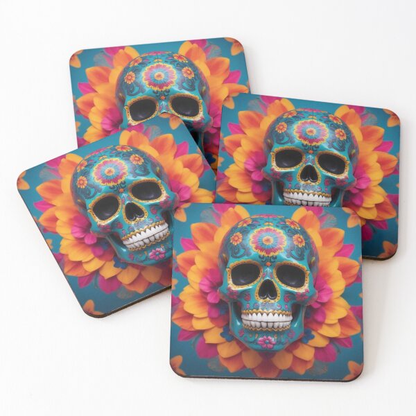 Item preview, colorful skull designed and sold by Javier Arizabalo Garcia.