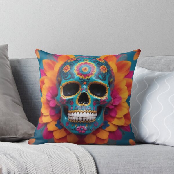 Item preview, colorful skull designed and sold by Javier Arizabalo Garcia.