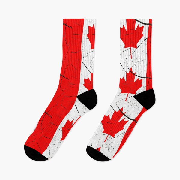 Item preview, Rustic Red White Leaf Wood Canada Flag designed and sold by Blok45.