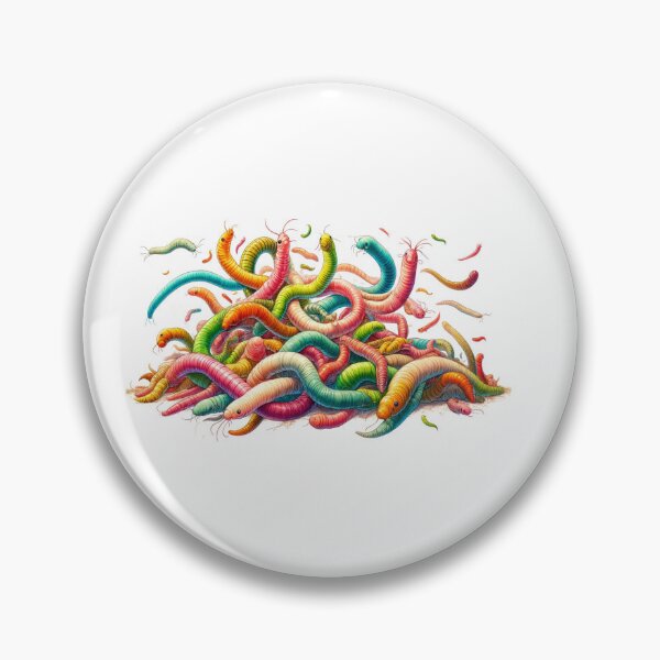 Item preview, Pile of Fun Colorful Worms designed and sold by ArtzyOne431.