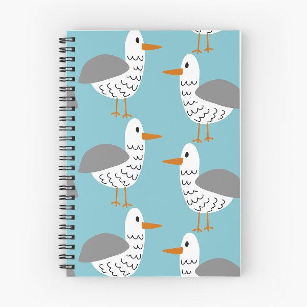 Item preview, Seagull Beach Party Pattern (blue) designed and sold by Design Minds Boutique.