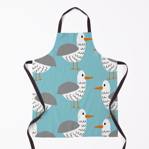 Item preview, Seagull Beach Party Pattern (blue) designed and sold by Design Minds Boutique.