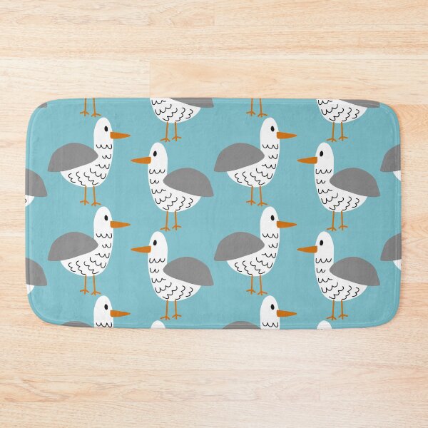 Item preview, Seagull Beach Party Pattern (blue) designed and sold by Design Minds Boutique.