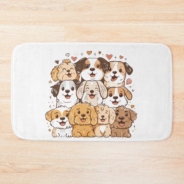 Item preview, Adorable Pack Of Puppies designed and sold by NicolasGlowArt.