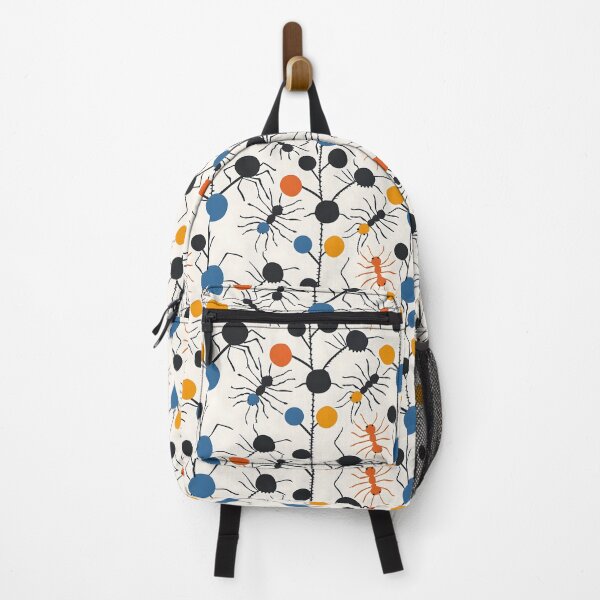 Item preview, Ants molecules contemporary pattern designed and sold by Folksy Living.
