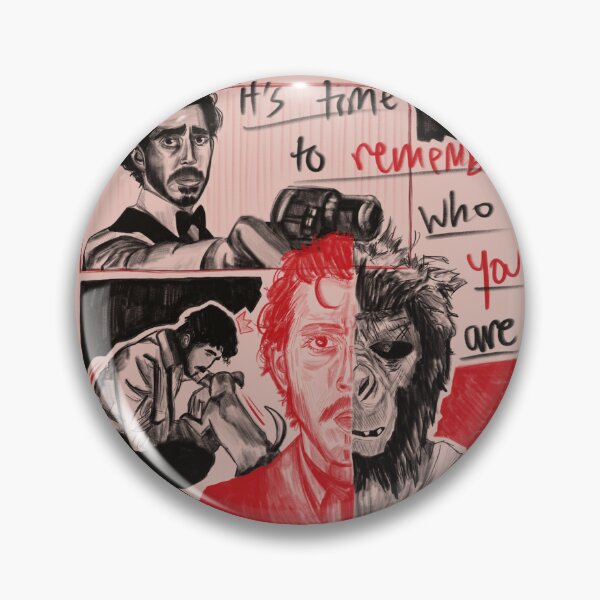 Item preview, Monkey Man Dev Patel designed and sold by sketchymaze.
