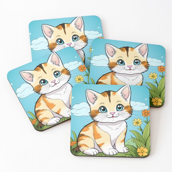 Item preview, happy cat pixel designed and sold by PixelPopsShop.