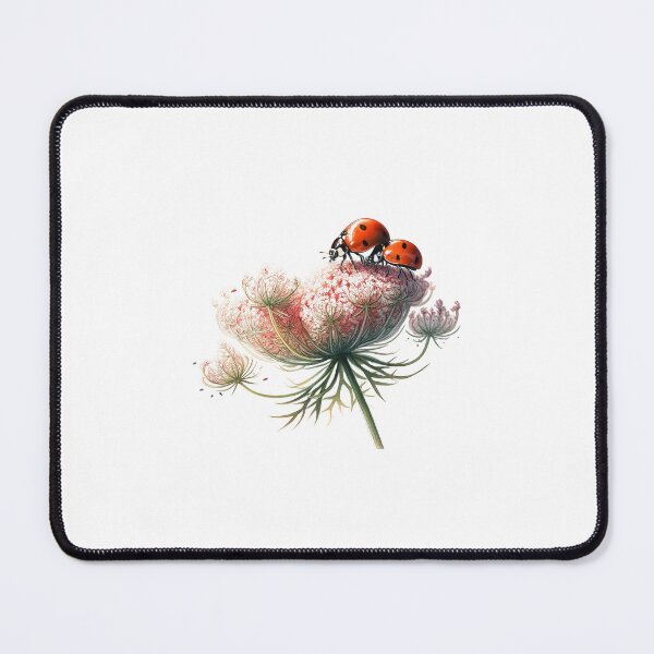 Item preview, Ladybugs on Queen Ann's Lace designed and sold by ArtzyOne431.