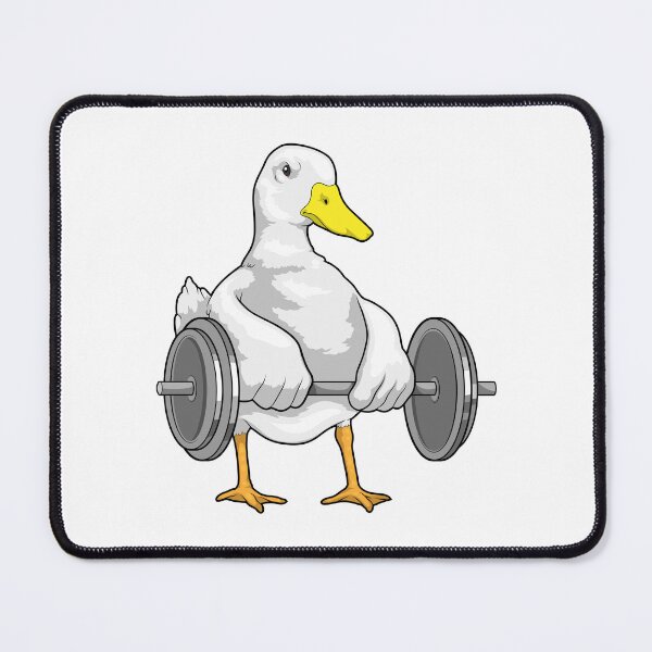 Item preview, Duck Bodybuilder Dumbbell Bodybuilding designed and sold by Snabdesign84.