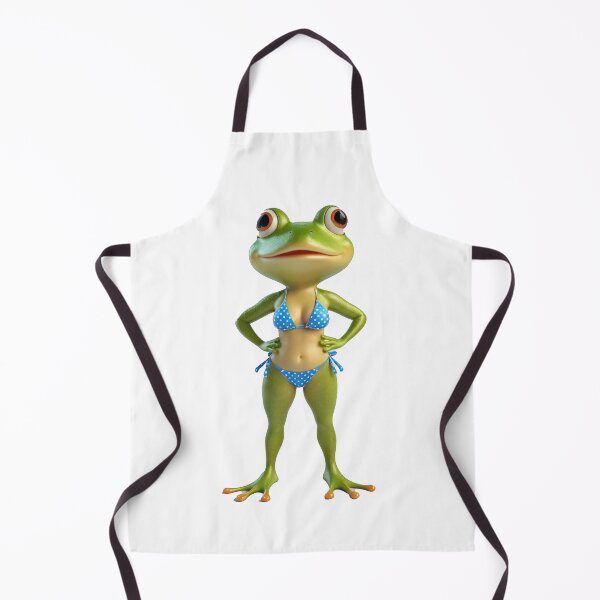 Item preview, frog in blue bikini designed and sold by DVegas.