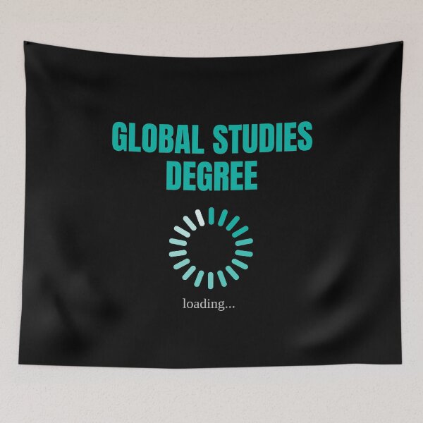 Item preview, Global Studies Degree Loading - aesthetic global studies student graduation designed and sold by dooddles.