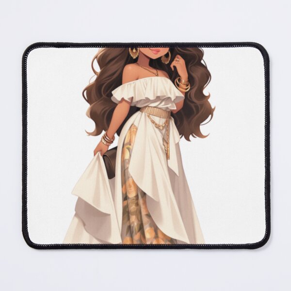 Item preview, Beautiful Girl with Boho designed and sold by Eiwaprints.