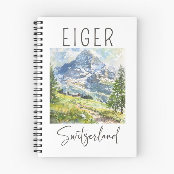 Item preview, Watercolor Design of Eiger - Switzerland designed and sold by Sketch-Shack.