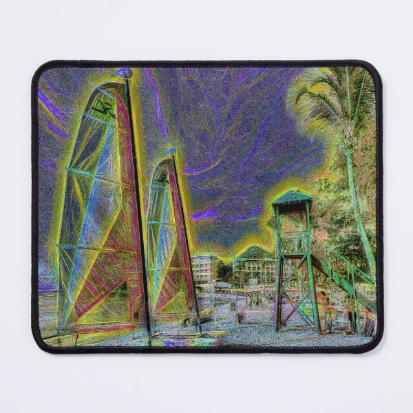 Item preview, St Lucia Beach Neon Art designed and sold by Londonimages.
