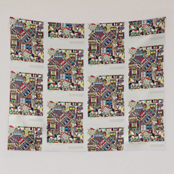 Item preview, Famous Paintings by Eduardo Paolozzi, Eduardo Paolozzi Pop art designed and sold by Bob-Studio.