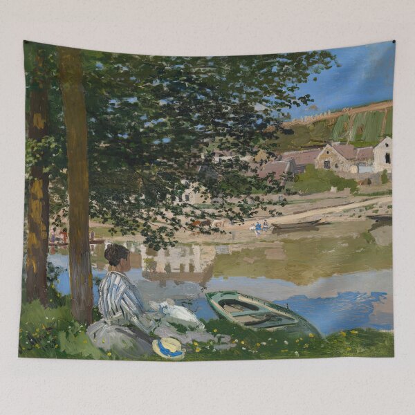 Item preview, Claude Monet - On the Bank of the Seine designed and sold by Felipe Hora.