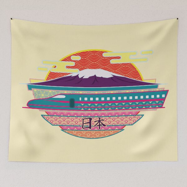 Item preview, Japan Travel Club Pattern designed and sold by urrin DESIGN.