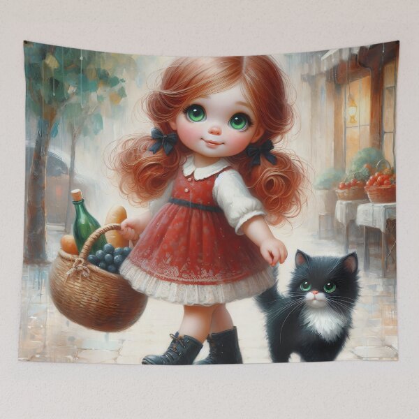 Item preview, The Little Fruit Gatherer designed and sold by Patriot Artyfact.