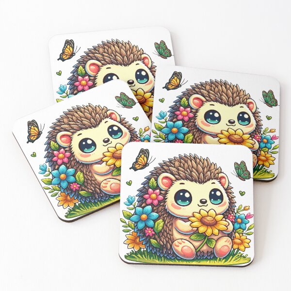 Item preview, Gotta Love Spring Hedgehog and Blooms designed and sold by 89BLACK.