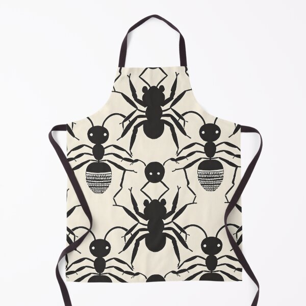 Item preview, Ants and creatures black and white pattern  designed and sold by Folksy Living.