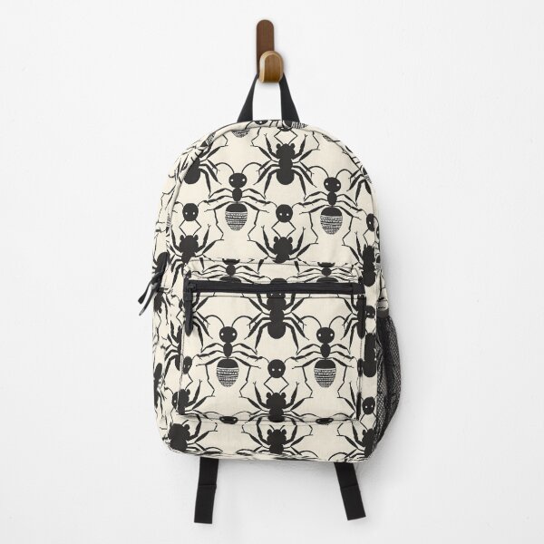 Item preview, Ants and creatures black and white pattern designed and sold by Folksy Living.